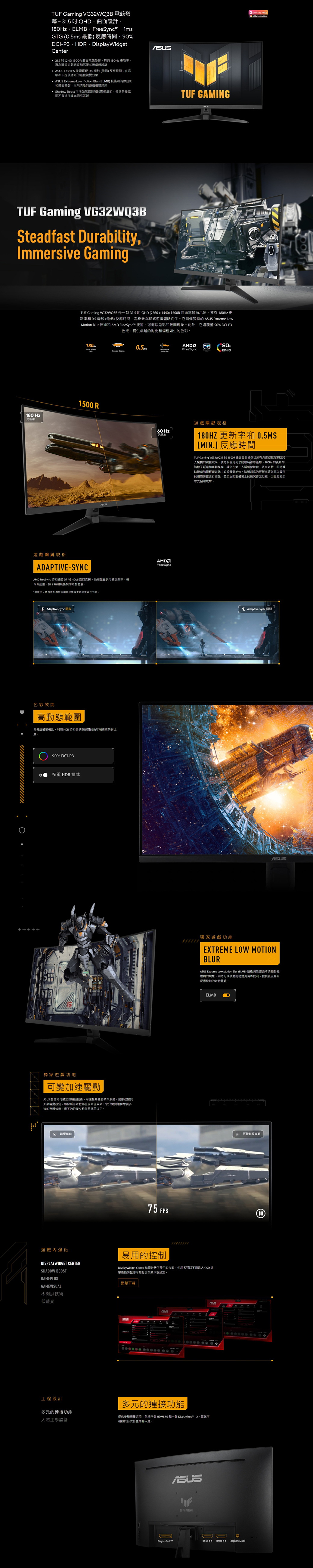 ASUS華碩 VG32WQ3B - 詳情1