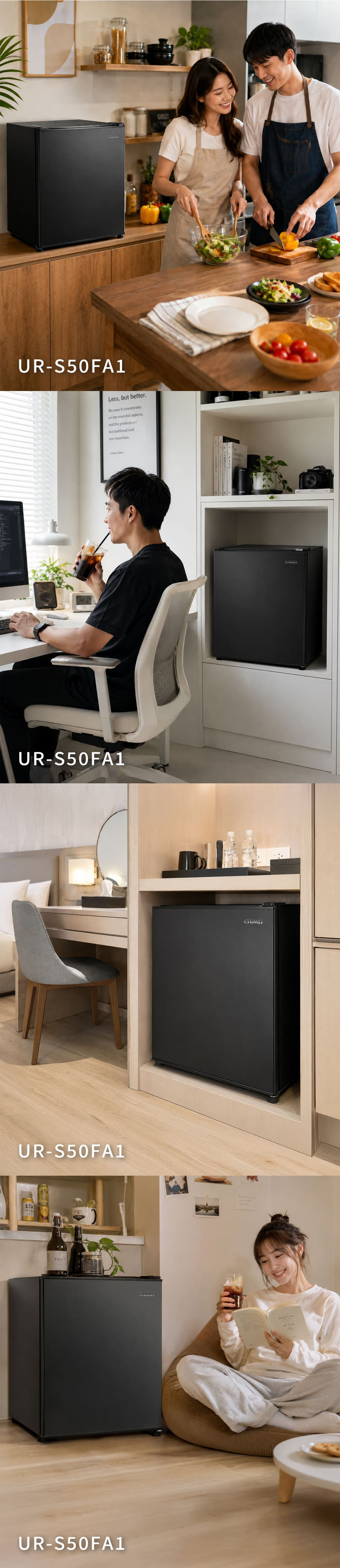 UR-S50FA1Less but betterBecause  concentrateson the essential aspects,and the products arenot burdened withnon-essentials UR-S50FA1GOODUR-S50FA1CRAFTUR-S50FA1